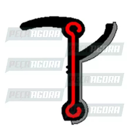 PESTANA PORTA F250/350/4000 99... EXTERNA ESQUERDO UNIVEL (442600)