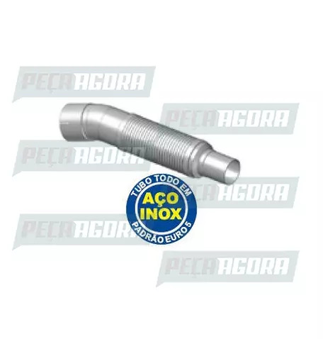 TUBO FLEXIVEL INOX SAIDA MOTOR MERCEDES BENZ ATRON 1635 2012... - EURO 5 TM1224 