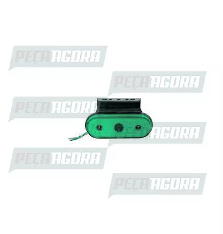 LANTERNA LATERAL FACCHINI OVAL REFLETIVA COM SUPORTE VD.PRADOLUX PL0608 (455074)