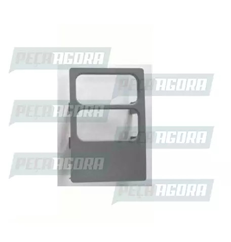 TAMPA PLASTICA DO PAINEL MB BICUDO CINZA 2 FUROS (LATERAL /CENTRAL) (6886897339)