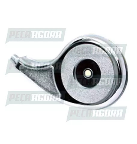 CALOTINHA CROMADA PLASTICA GOTA FOSCA SEM REFLETOR DIREITO RODOAR (420890)