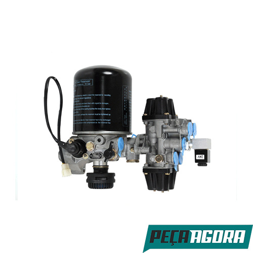 VALVULA APU COMPLETA 12V MB 1218 A 2318 COM SOLENOIDE MERCEDES BENZ (6954207571)