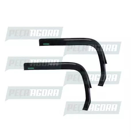 PAR PAR CALHA CHUVA VOLKSWAGEN DELIVERY 2018... EM ''L'' FUME ORIGINAL (459642)