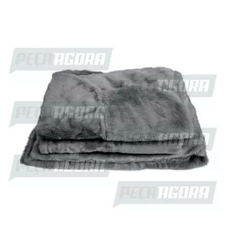 CAPA PELUCIA CHINIL BANCO C/LOGO MB 709/912/1618/1620 SO CARONA GAUCHA CINZA (44
