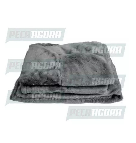CAPA PELUCIA CHINIL CAMA MB AXOR 2040 CINZA (446115)