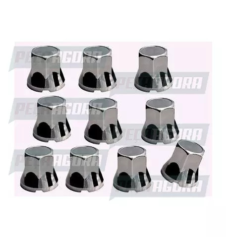 CAPA PORCA RODA UNID.  CROMADA PADRAO 24 TRACAO JETTA (445701)