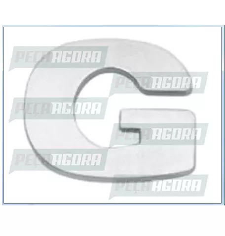 EMBLEMA PLASTICO LETRA ORIGINAL PARA SCANIA SERIE 4 ''G'' (1365117)