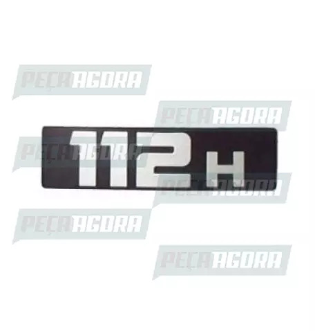EMBLEMA PLASTICO CAPO ORIGINAL PARA SCANIA 112 ''112H'' (528.789-H)