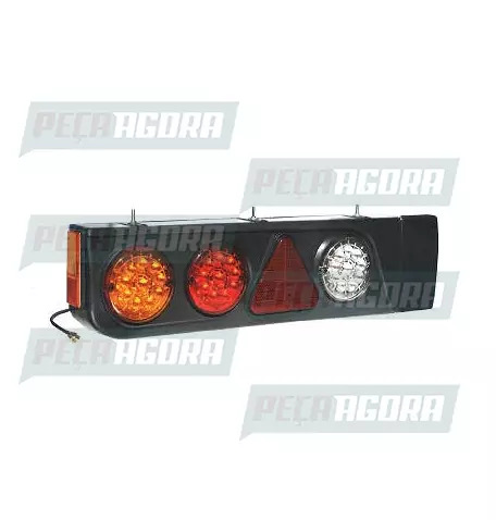 LANTERNA TRASEIRA KIT LIBRELATO 30 LED/TRIANGULO COM ABA DIREITO PRADOLUX PL2300