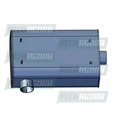 SILENCIOSO MERCEDES BENZ ONIBUS O400 ORIGINAL FABBOF (6644007601)