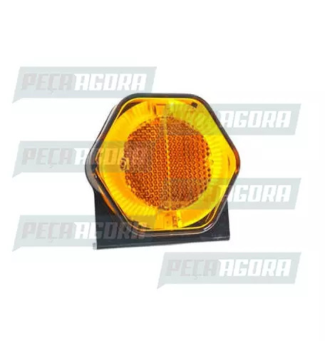 LANTERNA LATERAL CARRETA UNIVERSAL COM SUPORTE FLEXIVEL 02 LEDS - AM SINALSUL 20