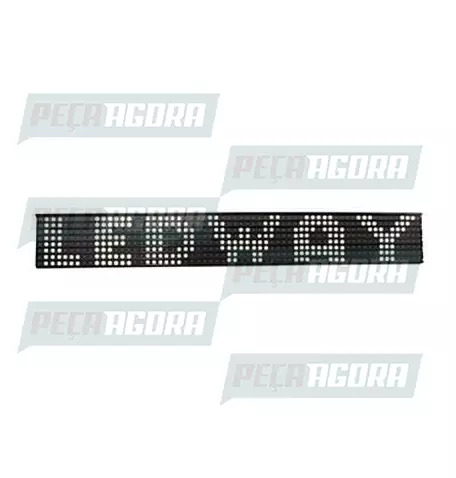 PAINEL DE LED 08 LINHAS BRANCO COMPLETO COM TEMPERATURA/HORA CLIMATIZAR (443955)