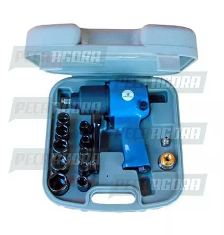 CHAVE IMPACTO 1/2'' 58KGF/M (610N/M) 7000RPM COM MALETA (448667)