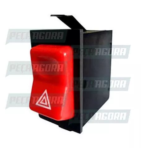 INTERRUPTOR LUZ EMERGENCIA MERCEDES BENZ CAMINHAO/ONIBUS 96... 24V 7 TERMINAIS D