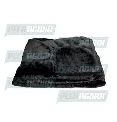 CAPA PELUCIA CHINIL BANCO C/LOGO VW CONST MOTORISTA/CARONA SOFA GAUCHA PRETA (44