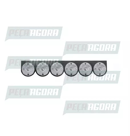 LANTERNA TRASEIRA 06 LENTES COM SUPORTE - CR PL0130 (459022)