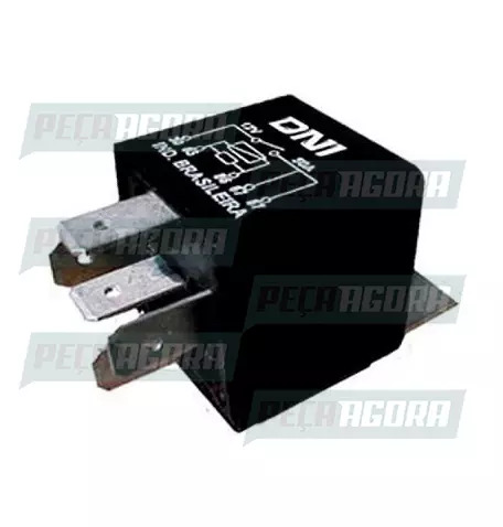 RELE AUXILIAR UNIVERSAL USO GERAL PARA IVECO 5 TERMINAIS  COM SUPORTE  2X25A 24V
