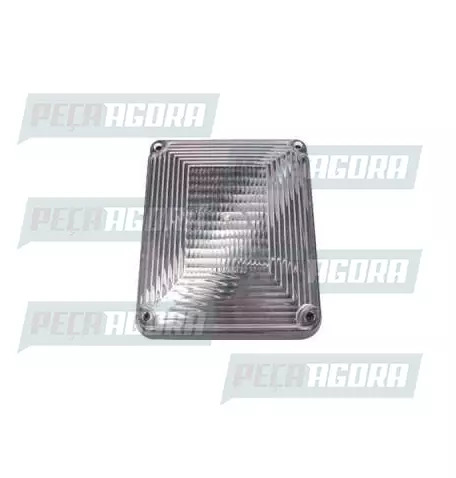 LANTERNA TETO INTERNO UNIVERSAL QUADRADA - CRISTAL (PL06100002)