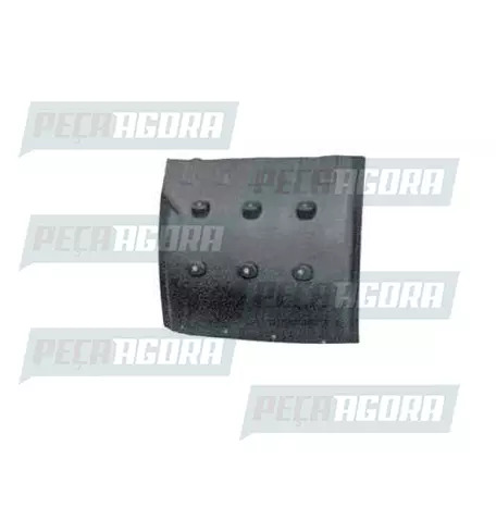 MEIO PARALAMA PARA SCANIA 114/124 DIANTEIRO DIREITO/TRASEIRO ESQUERDO PRETO PLAS