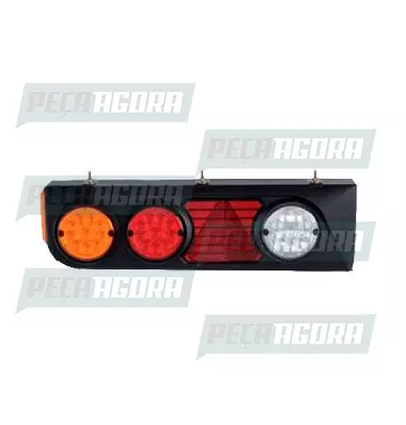 LANTERNA TRASEIRA KIT LIBRELATO 2011 TRAILER II COM 30 LEDS COM TRIANGULO 24V DI