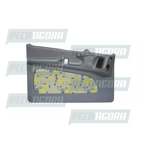 FORRO PORTA PRE-MOLDADA MERCEDES BENZ 1620 BICUDO AMARELO COMPLETO ESQUERDO (696