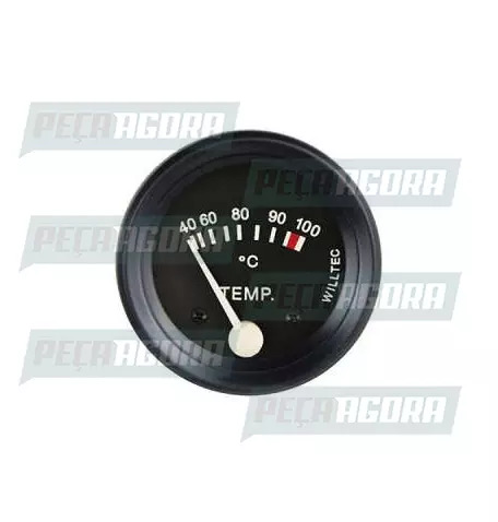RELOGIO FORD TERMOMETRO MECANICO AGUA 40-100 GRAUS 52MM CABO 1M PT (443640)