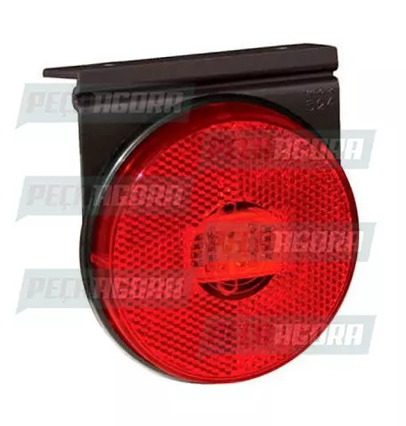 LANTERNA LATERAL RANDON LED COM SUPORTE COM CONECTOR - VM.PRADOLUX PL0646 (44767