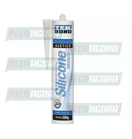 SILICONE DE VEDACAO ACETICO 280G BRANCO TEKBOND (446610)