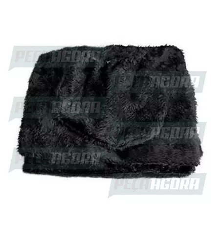 CAPA PELUCIA CHINIL BANCO S/LOGO MB AXOR MOTORISTA 2011 GAUCHA PRETA (456334)