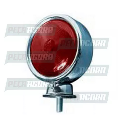 LANTERNA SETA 01 FACE ADAPTADOR CROMADA BOJUDA LENTE BAIXA VM PRADOLUX PL0550 (4