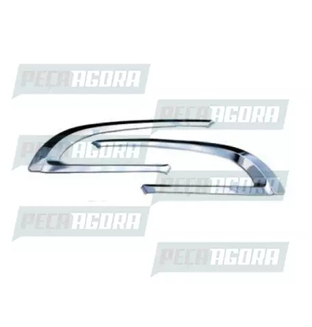 PAR ACABAMENTO ENTRADA AR PARA SCANIA P SERIE 5 2010... CROMADO (445718)