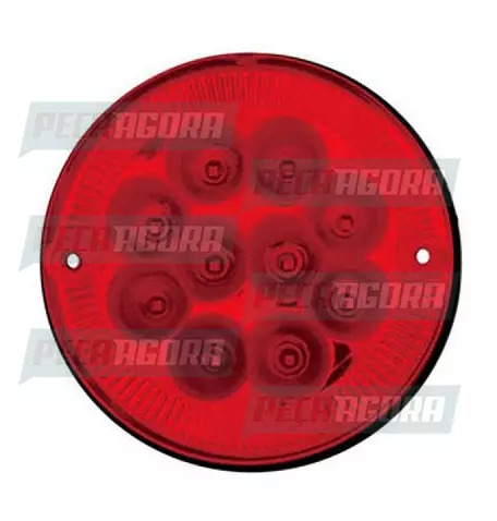 LANTERNA TRASEIRA FACCHINI COM 10 24V LEDS 2 POLOS VM. PRADOLUX PL0762 (451387)