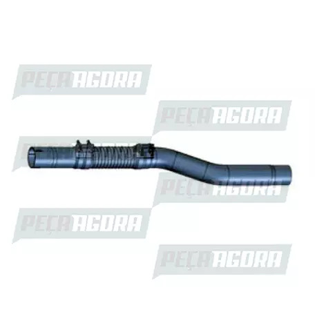 TUBO SAIDA MOTOR INTERMEDIARIO MERCEDES BENZ ONIBUS 1417 1418 1519 EURO 5 INOX  