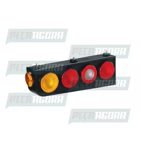 LANTERNA TRASEIRA KIT 2000 ESQUERDO SEM ABA SIMPLES 1157SL E SINALSUL (421542)