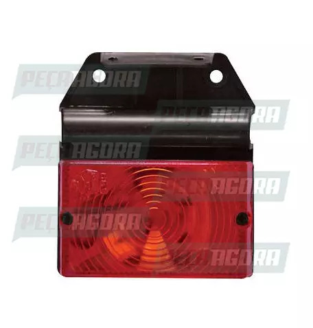 LANTERNA LATERAL BAU GRANDE RETA COM SUPORTE FLEXIVEL 1 POLO VM PRADOLUX PL0458 