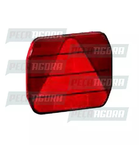 LANTERNA OLHO DE GATO TRIANGULO VERMELHO FLEX BRASLUX (443023)