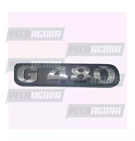 EMBLEMA PLASTICO GRADE CROMADO PARA SCANIA SERIE 5 ''G480'' (448152)