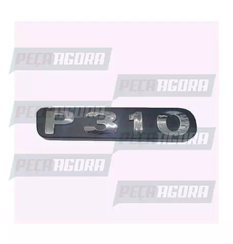EMBLEMA PLASTICO GRADE CROMADO PARA SCANIA ANTIGO ''P310'' (452284)