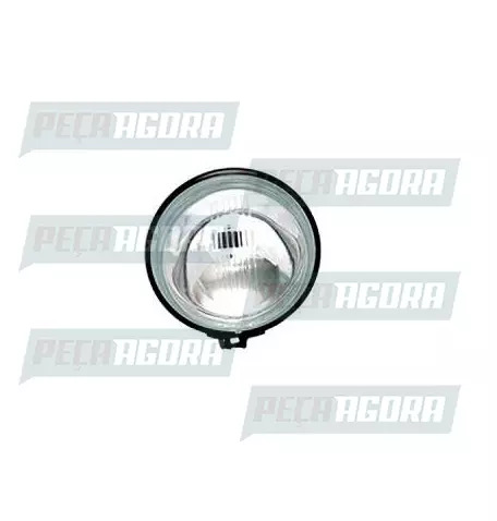 FAROL MILHA REDONDO CARCACA FERRO CROMADO 110MM NINO (454441)