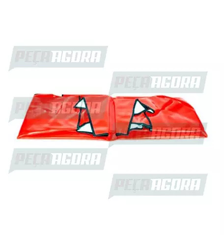 TAPETE VINIL TOYOTA BANDEIRANTE 94/2000 - VERMELHO (446134)