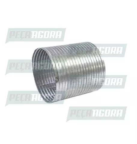 TUBO FLEXIVEL ESCAPAMENTO 5''X135MM INOX VOLVO FH NH SEM ABRACADEIRA (20442244.)