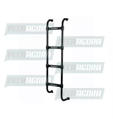 ESCADA TRASEIRA PRETA VOLKSWAGEN CONSTELLATION ALTO 4 DEGRRAUS FABBOF (424964)