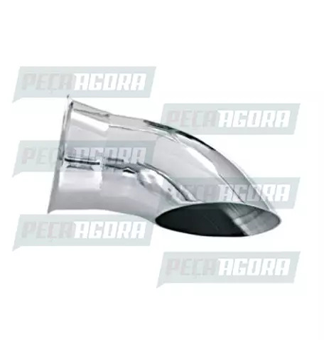 TUBO TERMINAL CURVO CROMADO 5,5'' 320MM MAN TGX EURO 5 (440821)