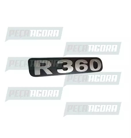 EMBLEMA PLASTICO GRADE CINZA PARA SCANIA MODERNO ''R360'' (452293)
