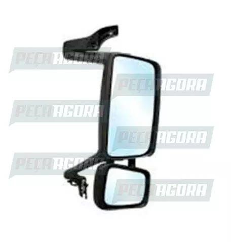 ESPELHO VOLVO FH/FM 2010/2014 ESQUERDO COM BRACO COM DESEMBACADOR COM AUXIL GLOB