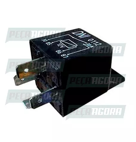RELE AUXILAR DE USO GERAL FORD/MERCEDES BENZ 4 TERMINAIS  COM SUPORTE  30A 12V D
