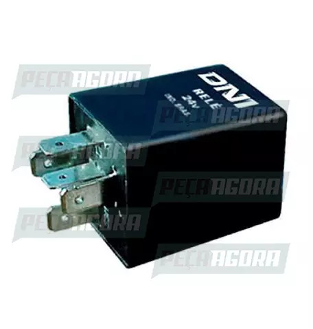 RELE PARADA SOLICITADA ONIBUS 5 TERMINAIS SEM SUPORTE 24V DNI 0309 (0042004174,)