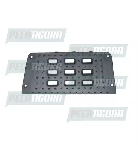 REVESTIMENTO ESTRIBO SUPERIOR 02 DEGRAUS VOLKSWAGEN 24.250 CINZA ESQUERDO PRIMER