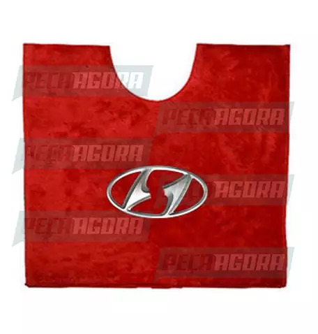 TAPETINHO PELUCIA CHINIL MEIA LUA MOTORISTA 55X50 HYUNDAI VM (450104)