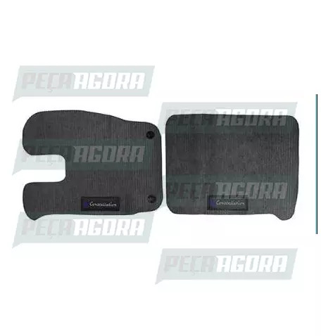 TAPETE BORRACHA VOLKSWAGEN CAMINHAO JOGO 2 PECAS (439412)